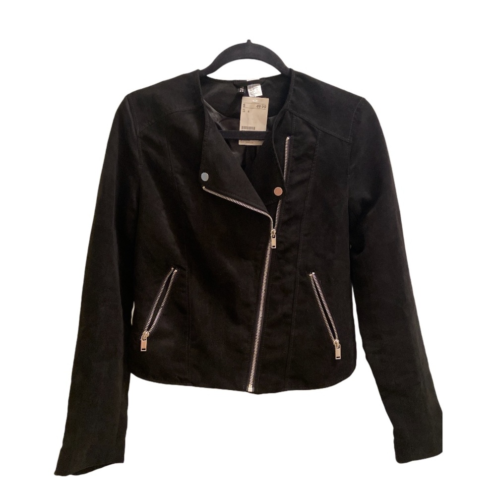 DIVIDED H&M Black “Suede” Jacket